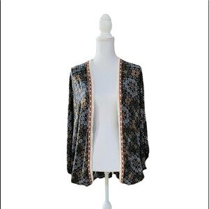 UMGEE WOMENS COOL BOHO KIMONO LIKE JACKET SIZE MEDIUM
